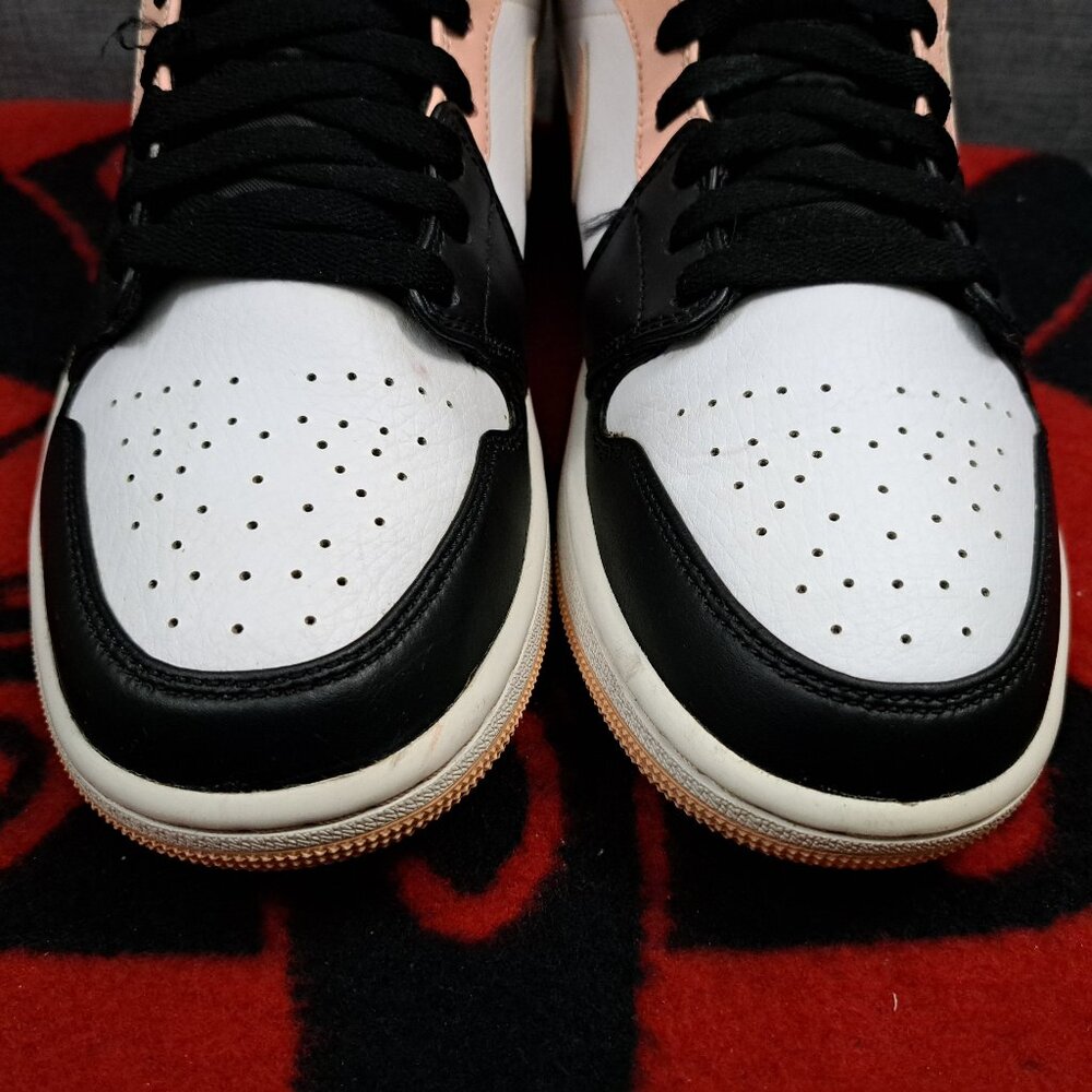 %Size 9.5 Nike Air Jordan 1 MID White/Arctic Orange Men AJ14 - Picture 12 of 12